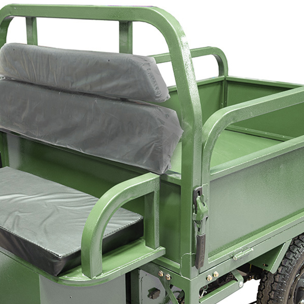 Грузовой электротрицикл Rutrike Партнёр 1500 48V1200W Зеленый 6
