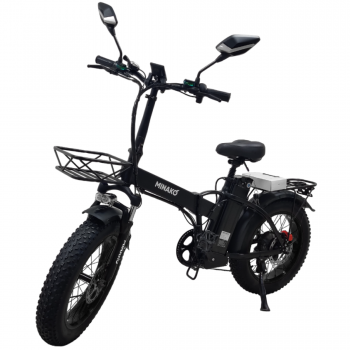 Электровелосипед Minako F10 черный гидравлика (спицы)