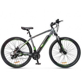 Электровелосипед Eltreco Ultra Trend серо-зеленый