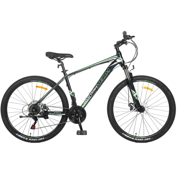 Велосипед Tech Team NEON 27.5 2021 Черно-зеленый