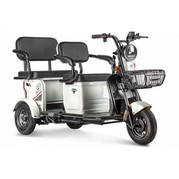 Грузовой электротрицикл Rutrike Трансформер белый